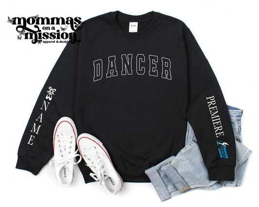 pcd dancer with custom name on sleeve - pdc
