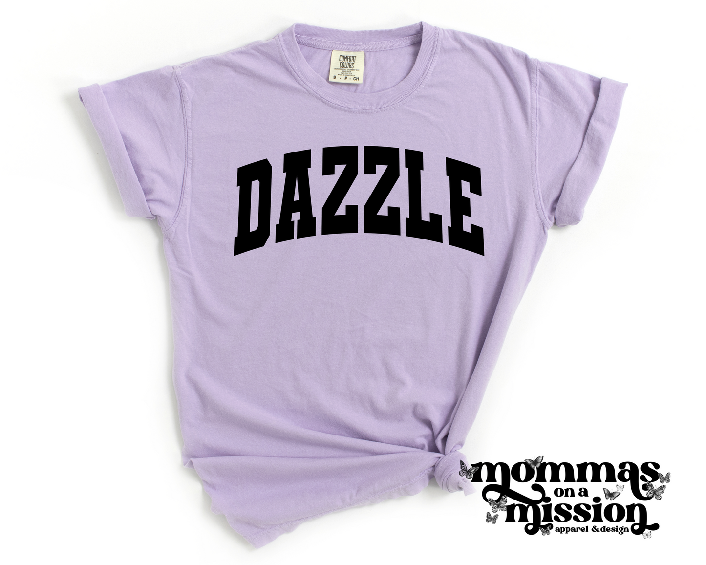 dazzle dance cursive with bow (youth)