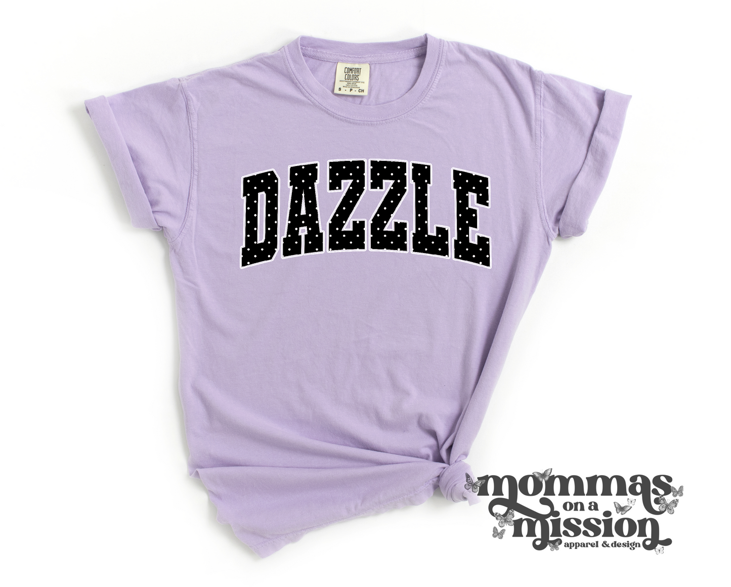 dazzle black & white polka dots