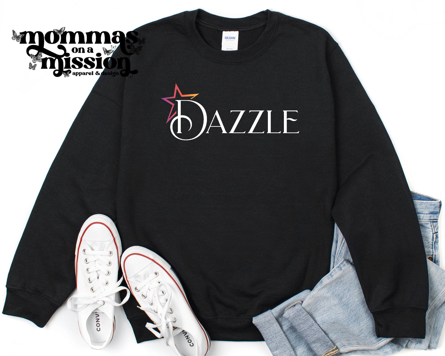 dazzle big logo white