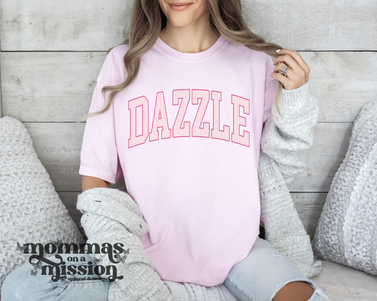 dazzle pink stripes