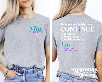 you are loved dear person behind me - ISPN Fundraiser