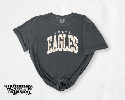 neutral checkered delta eagles (youth)