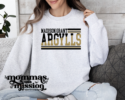 mg argylls diagonal line