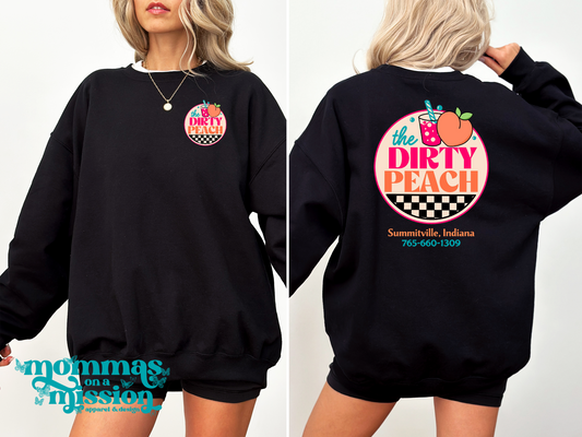 the dirty peach front/back
