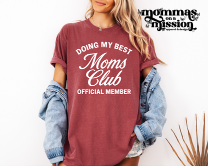 doing my best moms club