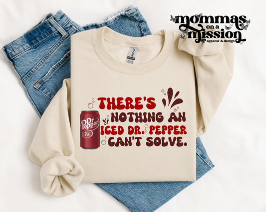 there's nothing an iced dr. pepper can't solve