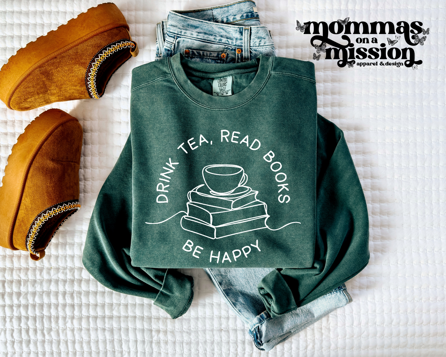 drink tea, read books, be happy