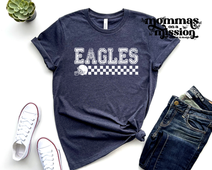 eagles checkered football
