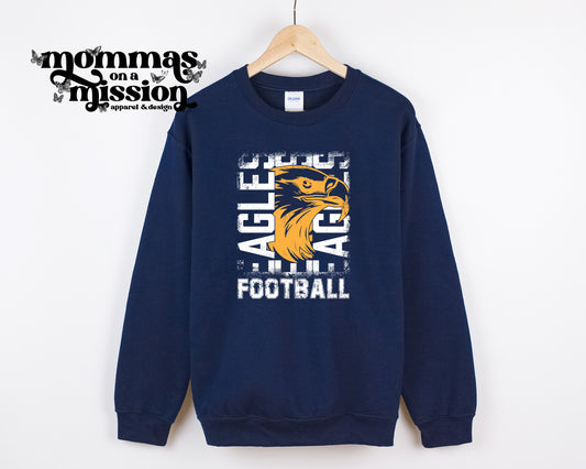 eagles football stacked sideways (youth)