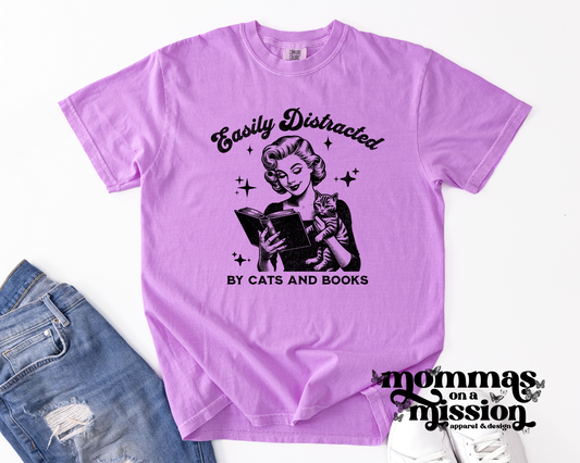 easily distracted by cats and books - mango's miracles fundraiser