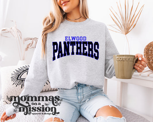 elwood panthers warp text (youth)