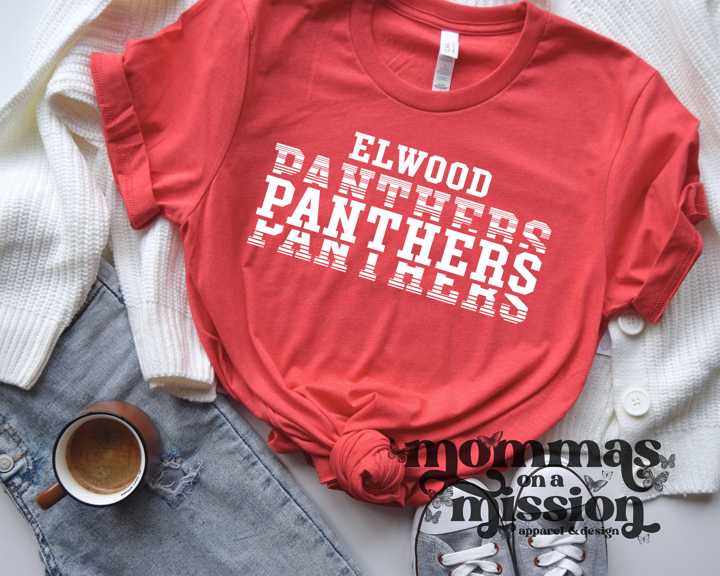 elwood panthers stacked lines