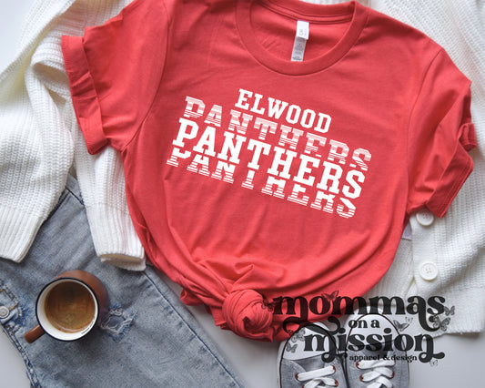 elwood panthers stacked lines
