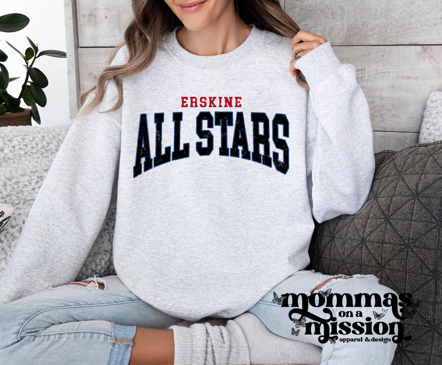 erskine all stars warped text