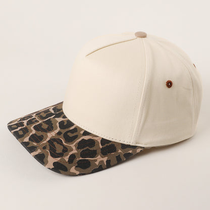 custom leopard mascot hat
