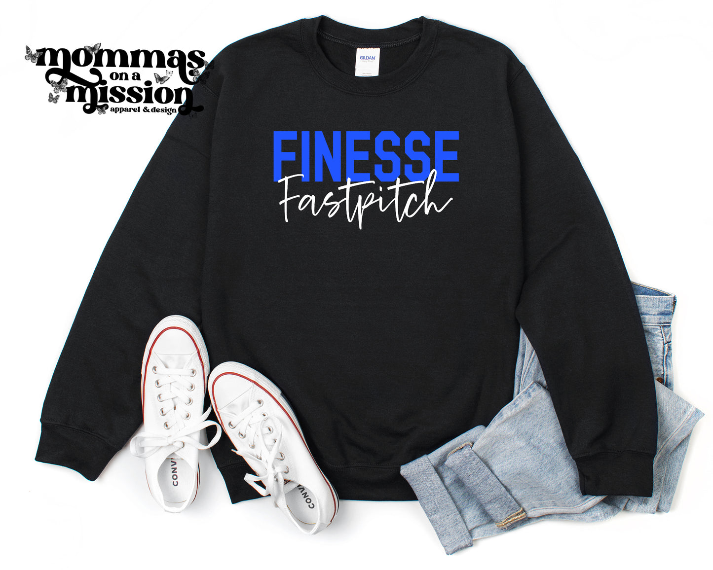 finesse fastpitch block & cursive (youth)