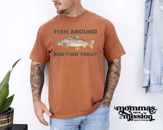 fish around and find trout