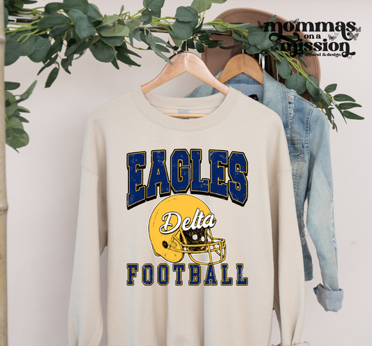 delta eagles football vintage