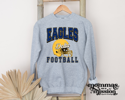 delta eagles football vintage (youth)