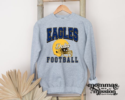 delta eagles football vintage (youth)