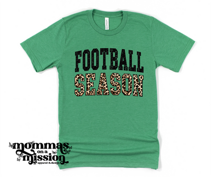 football season leopard print