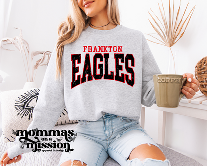 frankton eagles warped text