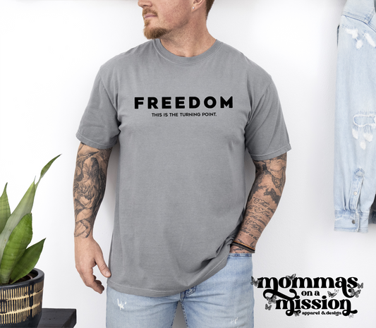 freedom. this is the turning point.