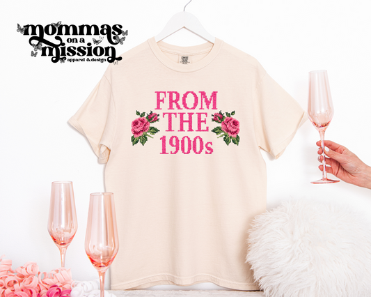 from the 1900s faux stitched