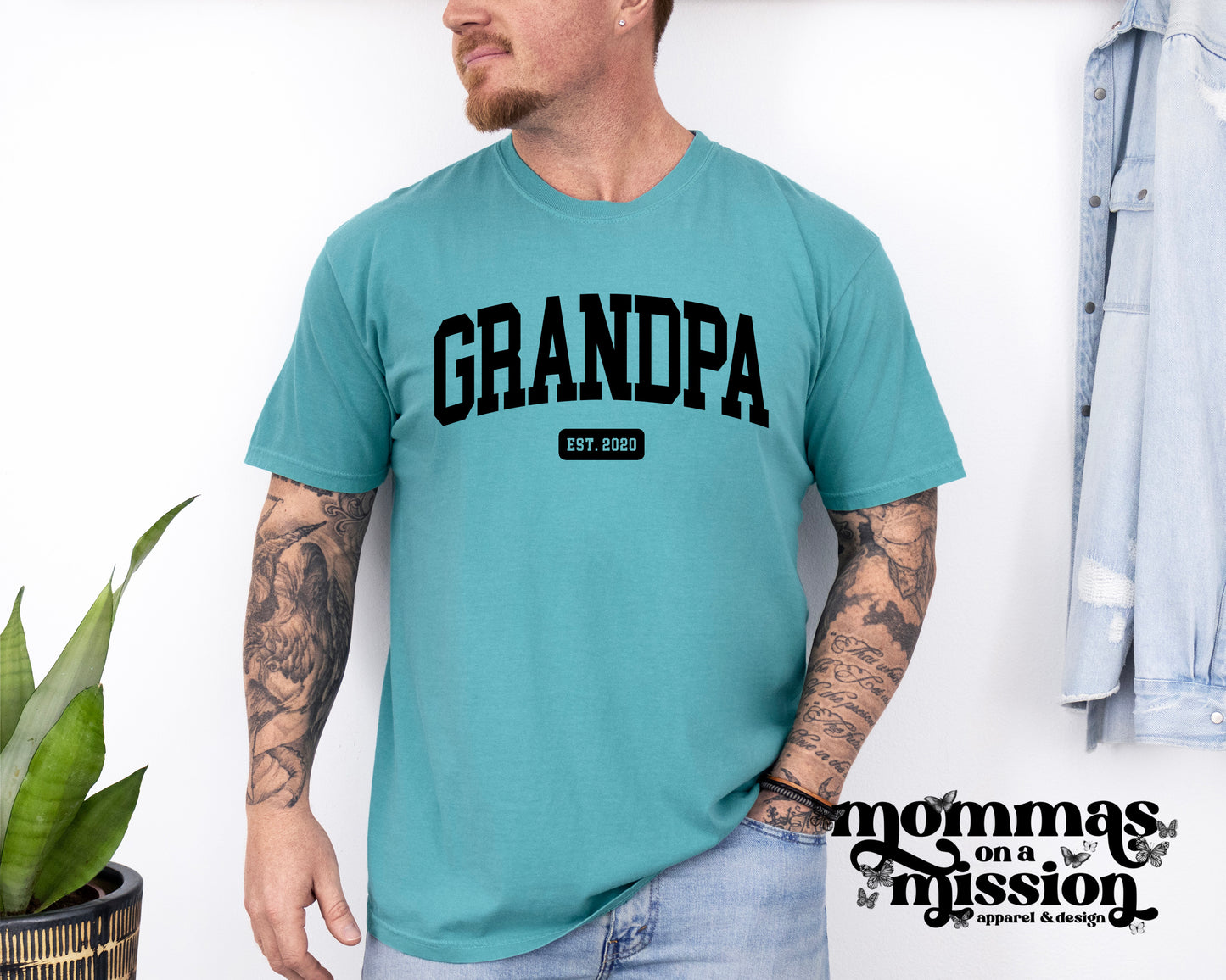 grandpa or custom name and est. date