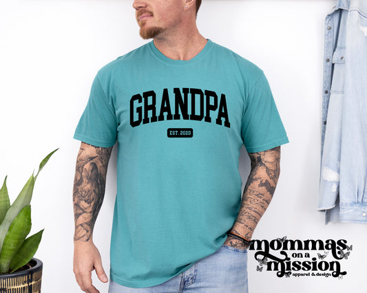 grandpa or custom name and est. date