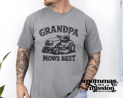 grandpa mows best