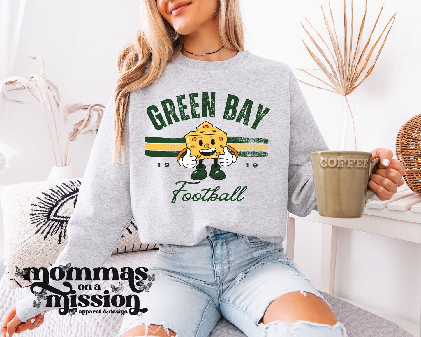 greenbay football with cheese mascot