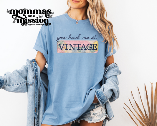 you had me at vintage