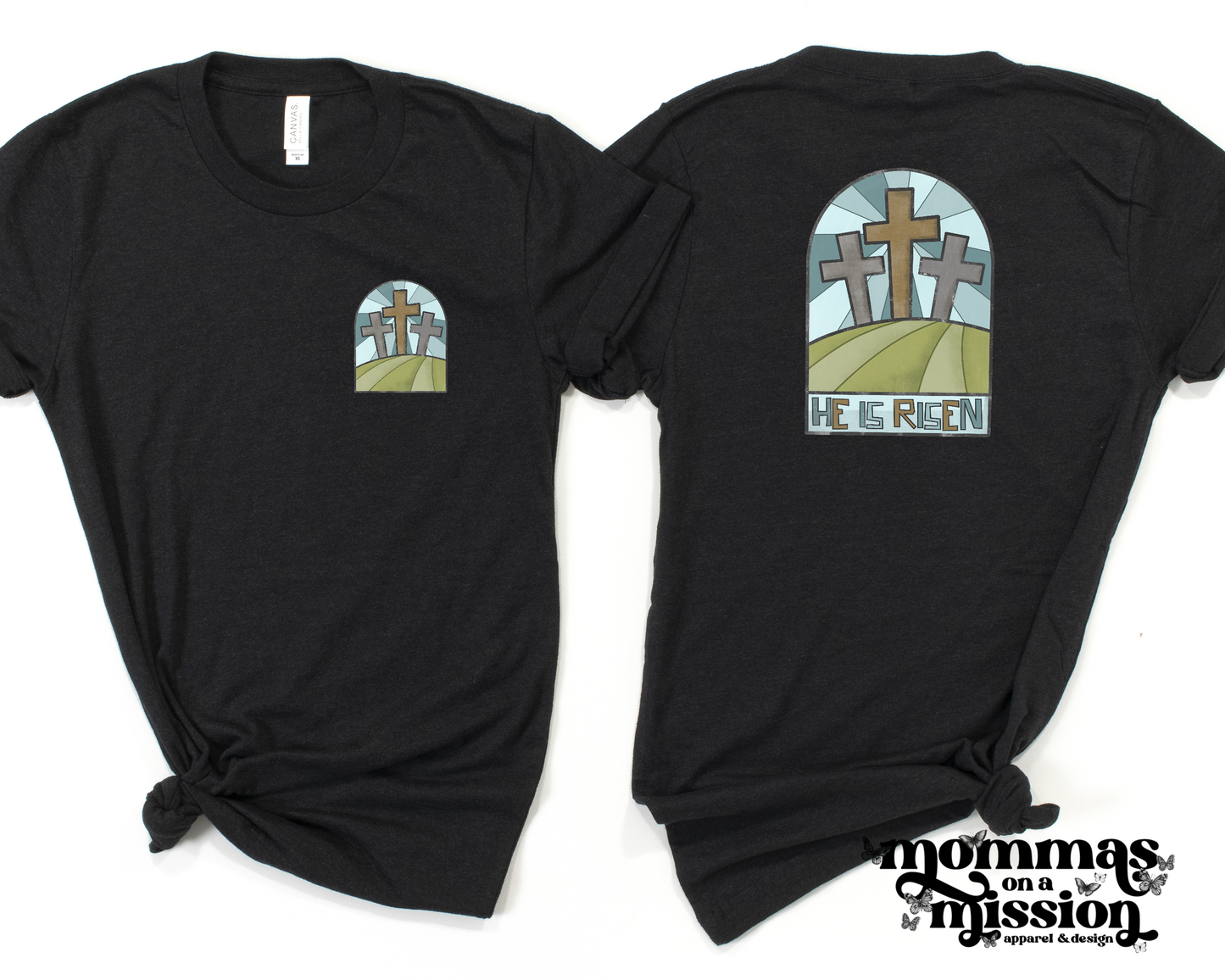 he is risen, front & back (youth)