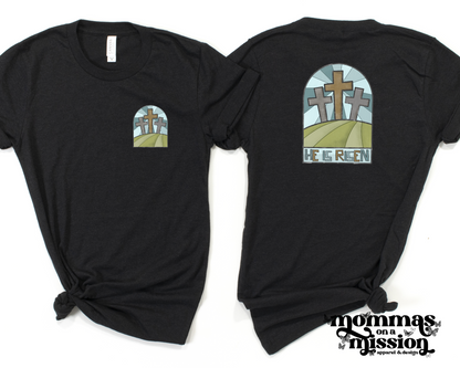 he is risen, front & back (youth)