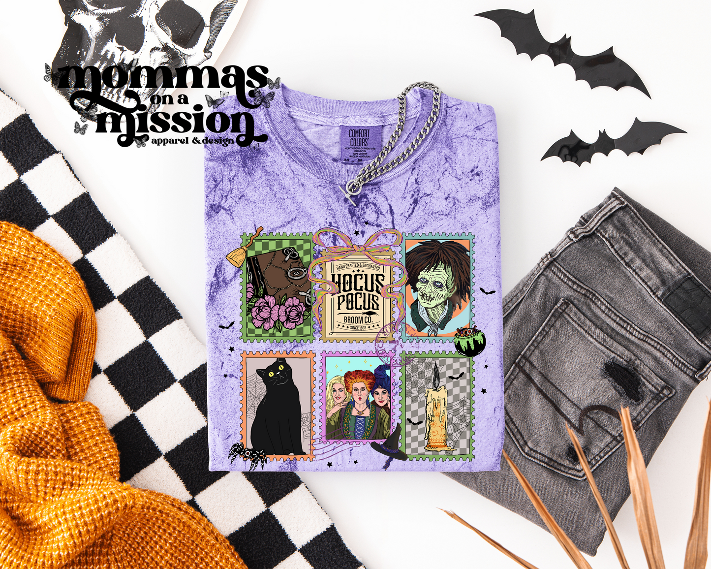 hocus pocus stamp collage