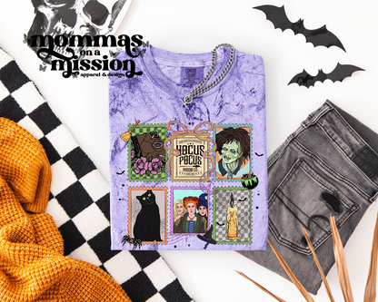 hocus pocus stamp collage