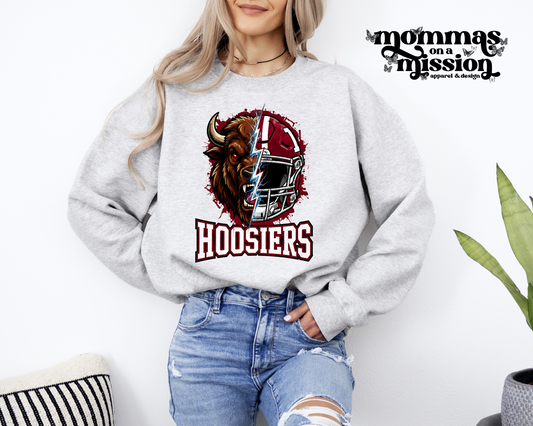 hoosiers bison helmet (youth)