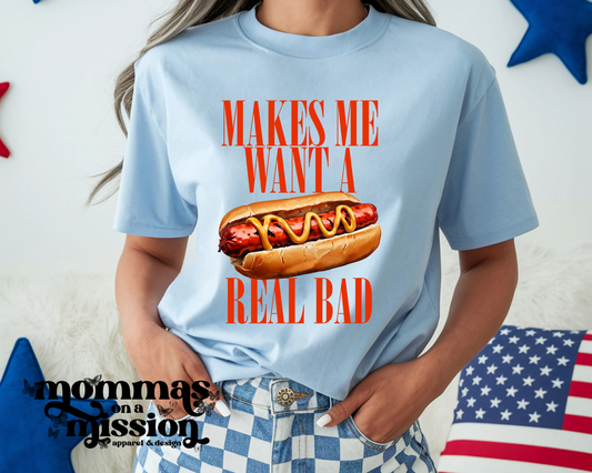 makes me want a hot dog