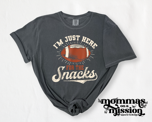 i'm just here for the snacks