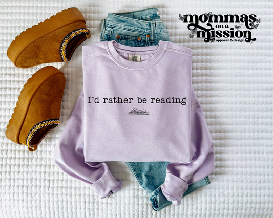 i'd rather be reading