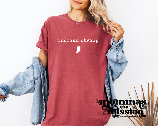 indiana strong with shape - flood relief