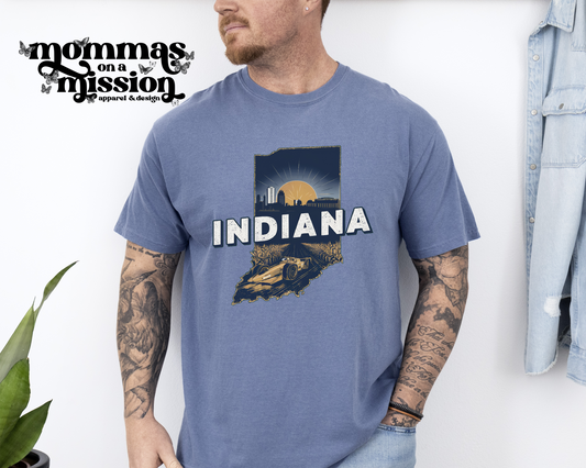 indiana outline indy 500