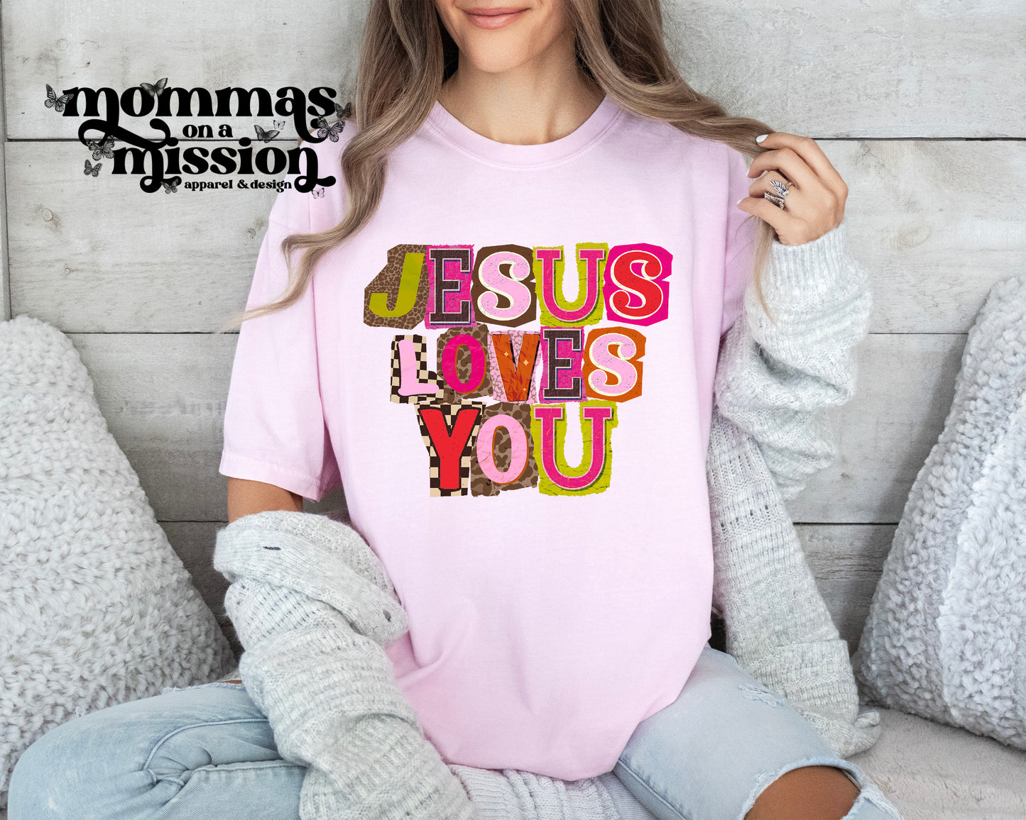 jesus loves you ransom letters