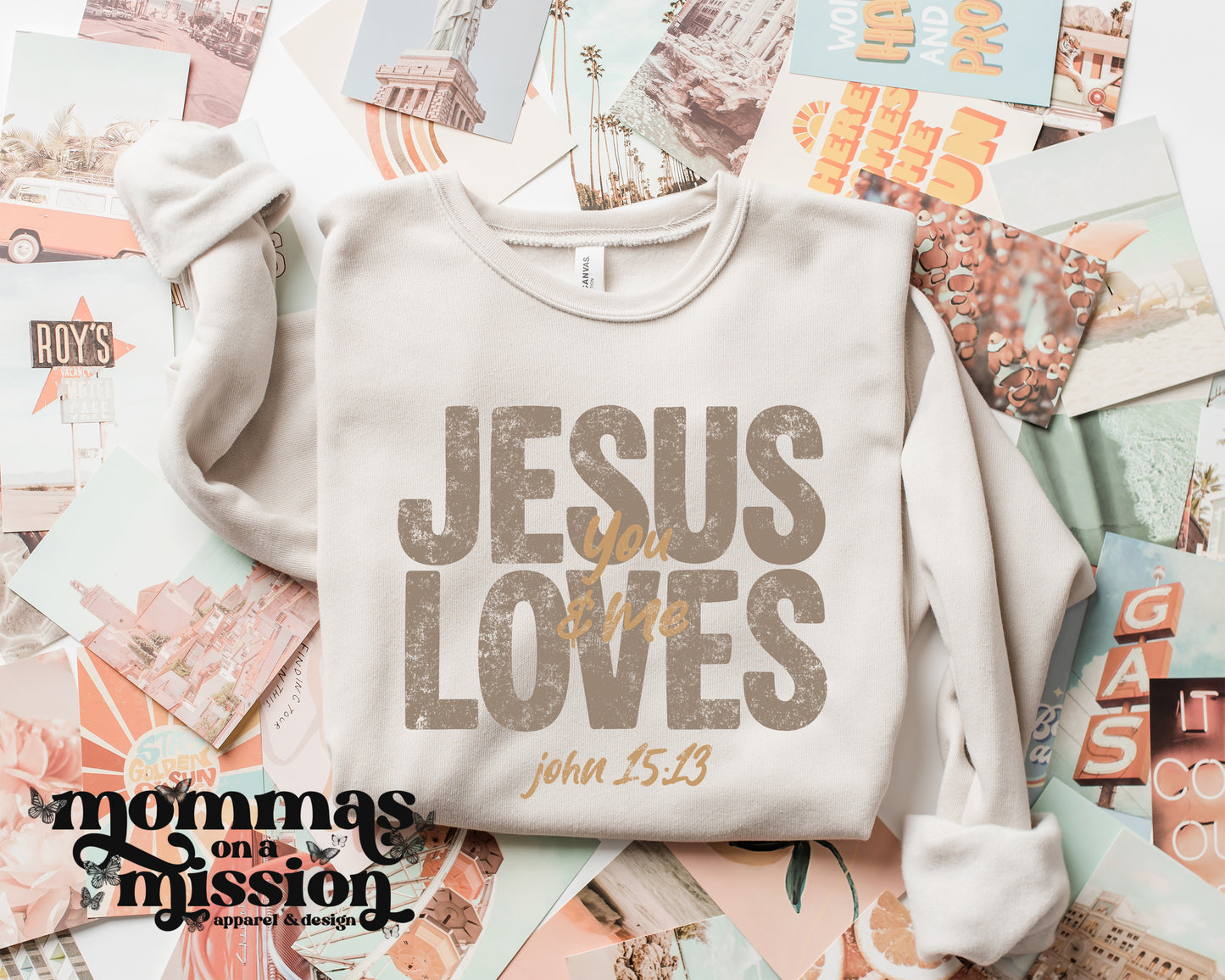 jesus loves you & me