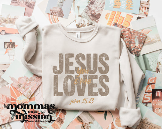 jesus loves you & me