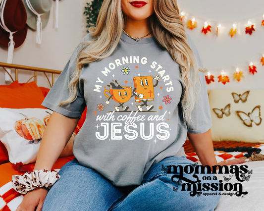 my morning starts with coffee and jesus