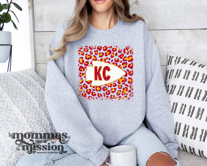 kc arrowhead leopard print