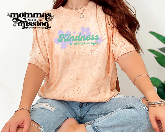 kindness is always in style - seafoam design color